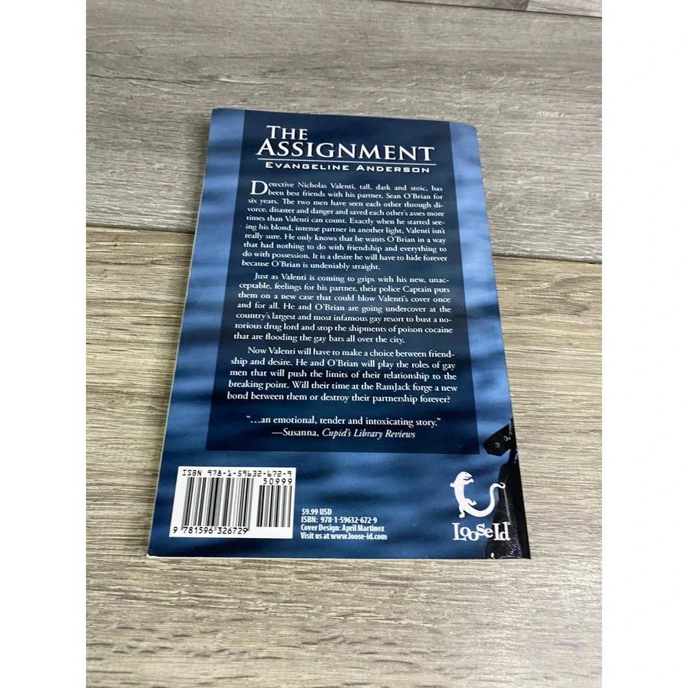 The Assignment Evangeline Anderson MM Erotic‎ Romance Paperback Loose Id 2007